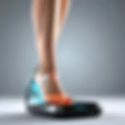 Advanced foot scanning technology in action