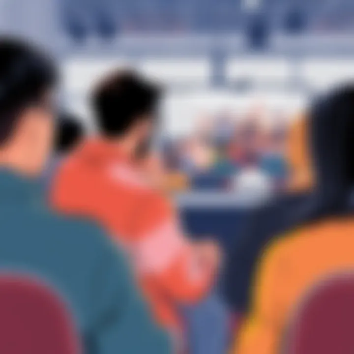 Audience engaging with a Google live stream