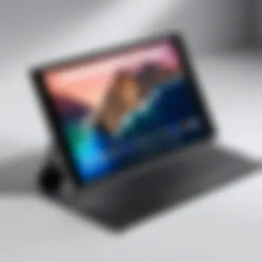 Sleek design of the Google Pixel C tablet showcasing its modern aesthetics