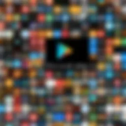 A vibrant collage of PC games available on Google Play