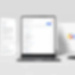 A captivating visual of the Google job search interface showcasing various job listings