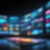 Abstract Concept of Digital Transformation in Entertainment Industry