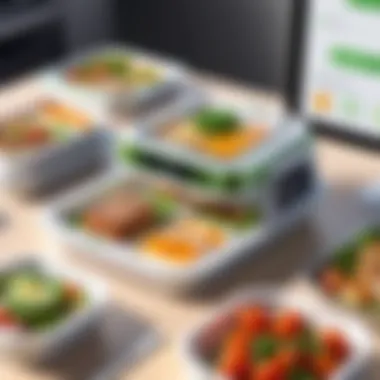 Futuristic Meal Delivery System Tech-Infused Meal Delivery