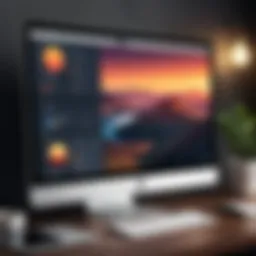 Instagram desktop interface showcasing user profile and feed