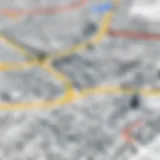 Interactive map showcasing new features