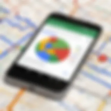 User Engagement Metrics in Google Maps Graph depicting user engagement metrics