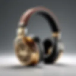 Elegant design of Marshall over-the-ear headphones showcasing craftsmanship