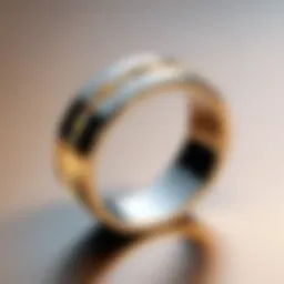 An innovative mental health ring showcasing its sleek design and technology.