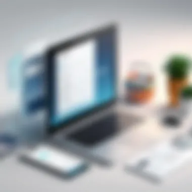 Visual representation of advantages in open e-commerce