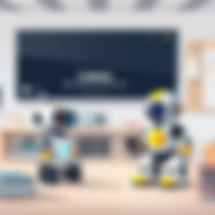 Robots Enhancing Educational Experiences Cozmo and Vector robots in an educational setting