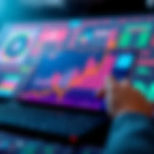 Visual representation of SaaS stock performance trends