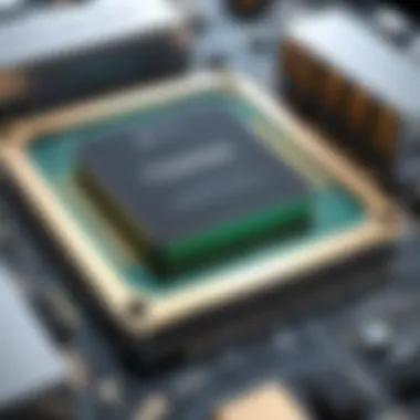 Visual representation of power efficiency features in Ampere processor