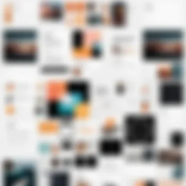 Curated Moodboard Elements An aesthetically pleasing collection of images and quotes curated for a moodboard.