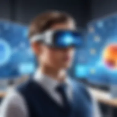 Augmented Reality Transforming Education Visual representation of augmented reality in education