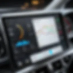 Illustration showcasing the dashboard of the Copilot app with interactive features.