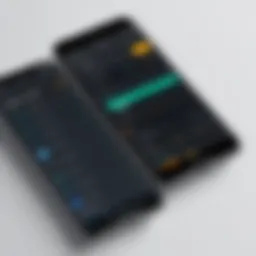 Overview of daily log app interface