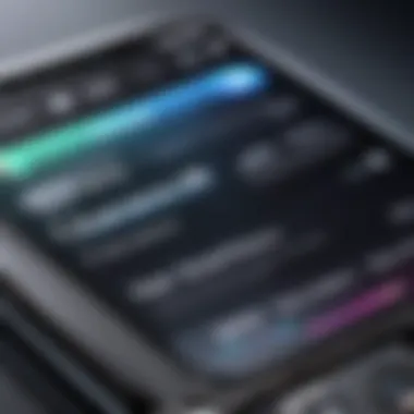Features and Specifications Comparison Close-up of iPhone specifications highlighting features