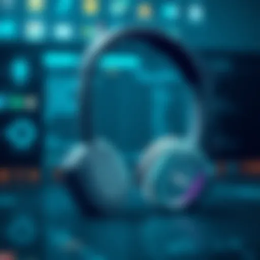 Innovative Design of Fitbit Headphones Fitbit headphones showcasing innovative design and technology