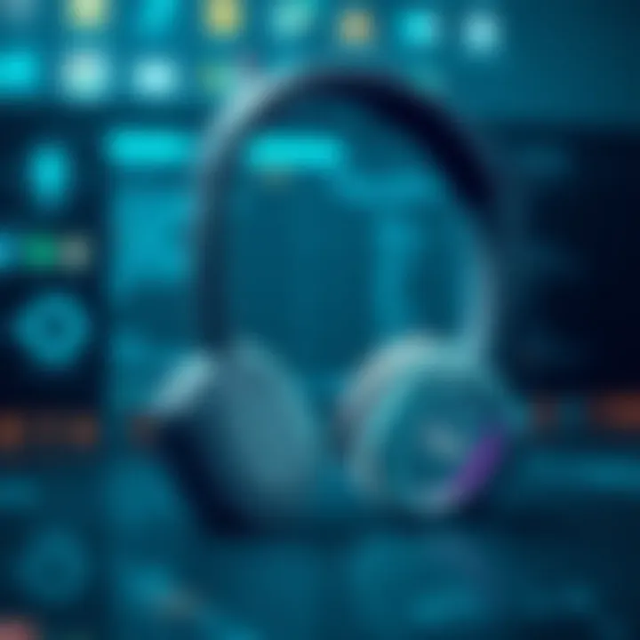 Innovative Design of Fitbit Headphones Fitbit headphones showcasing innovative design and technology