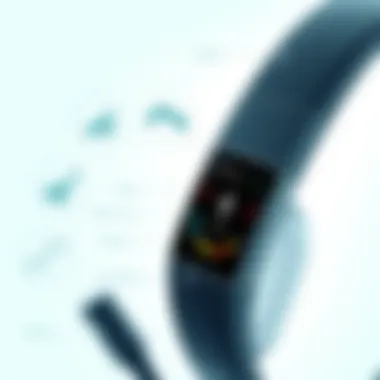 Health Monitoring Features of Fitbit Headphones Visual representation of health monitoring features in Fitbit headphones