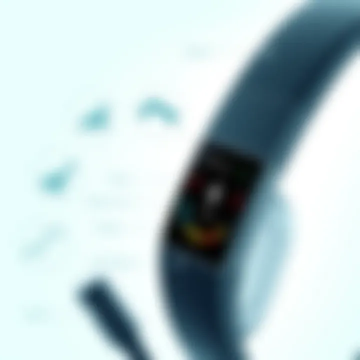 Health Monitoring Features of Fitbit Headphones Visual representation of health monitoring features in Fitbit headphones