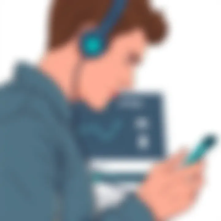 Fitness Engagement with Fitbit Headphones User engaging with Fitbit headphones while tracking fitness activities