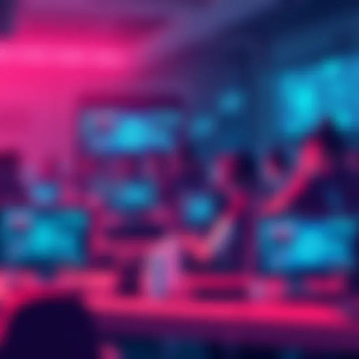 Visual representation of the e-sports community in Korea