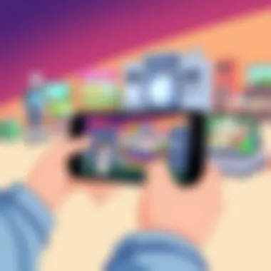 Vibrant depiction of diverse genres in Korean mobile gaming