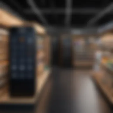 Graph illustrating the impact of Amazon Go stores on local economies.