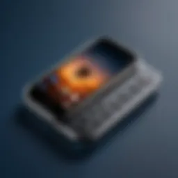 Elegant design of the Palm Phone showcasing its compact form factor