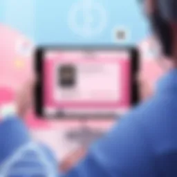 Insightful interface of the Play Along App showcasing its main features