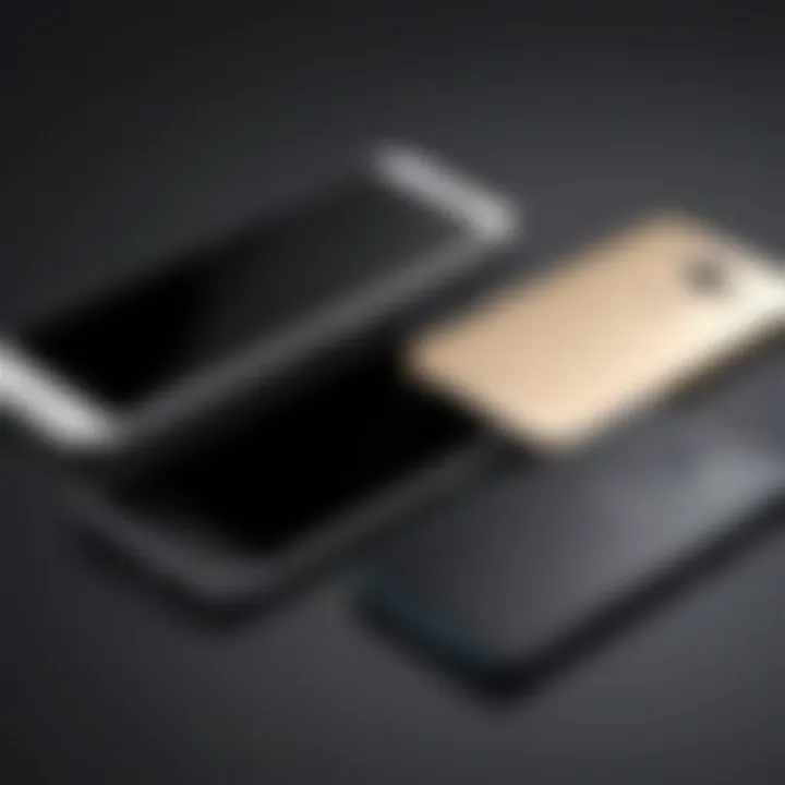 Comparison of various slim smartphone models showcasing design evolution