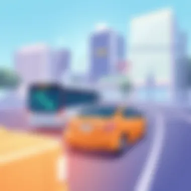 Visual depicting the intersection of urban mobility and technology