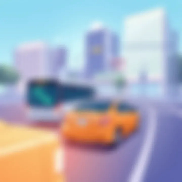 Visual depicting the intersection of urban mobility and technology