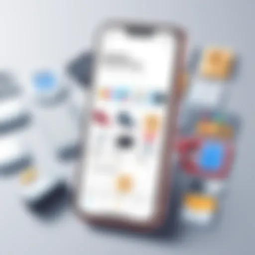 An overview of a popular used items app interface