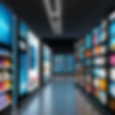 User-Friendly Virtual Shopping Interface Virtual shopping interface showcasing product selection