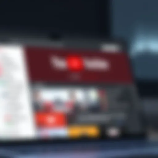 Exploring the YouTube Music Library interface