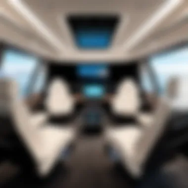 Luxury Interior of the 2022 Yukon Super Cruise Interior view of the 2022 Yukon Super Cruise highlighting luxury and comfort