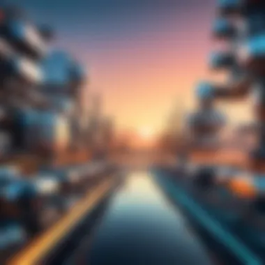 The Horizon of Automation: Future Trends to Watch A futuristic depiction of automation trends, highlighting the future of tech