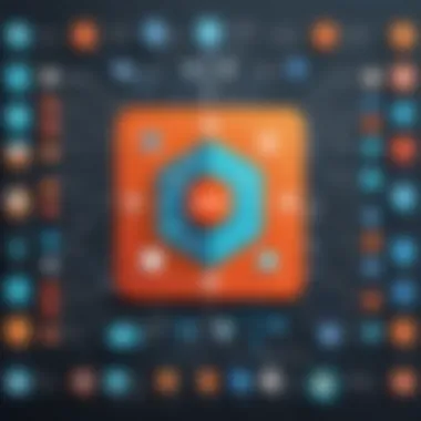 Integrations Galore: Zapier's Connectivity An infographic detailing the integrations available through Zapier