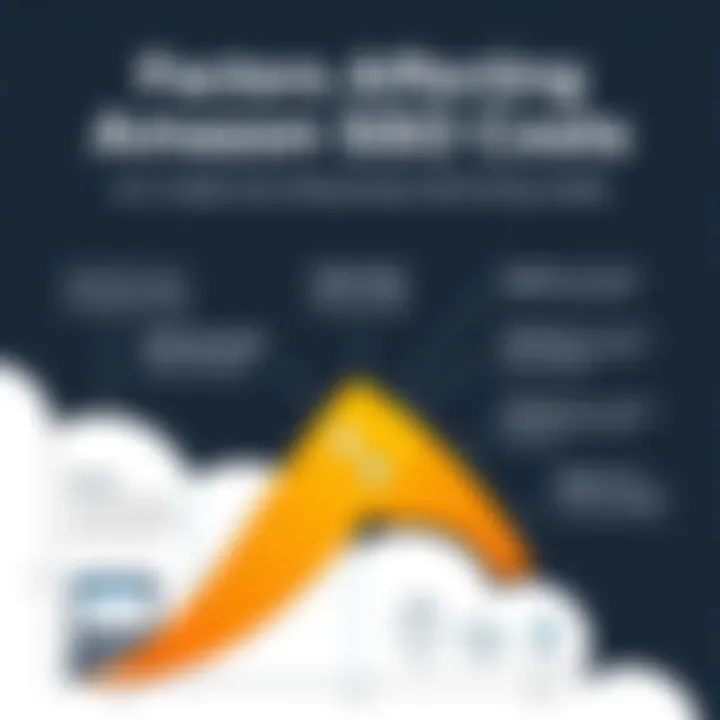 Factors Affecting Amazon SSO Costs Chart illustrating factors influencing Amazon SSO costs