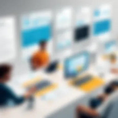 Entry-Level Roles in Technology Illustration representing entry-level roles in technology