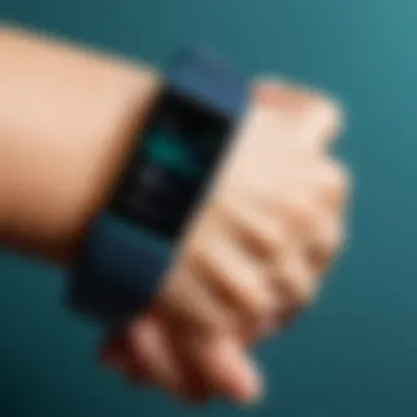 User interface of Fitbit sleep tracking