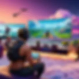 Fortnite gameplay on Google Stadia platform