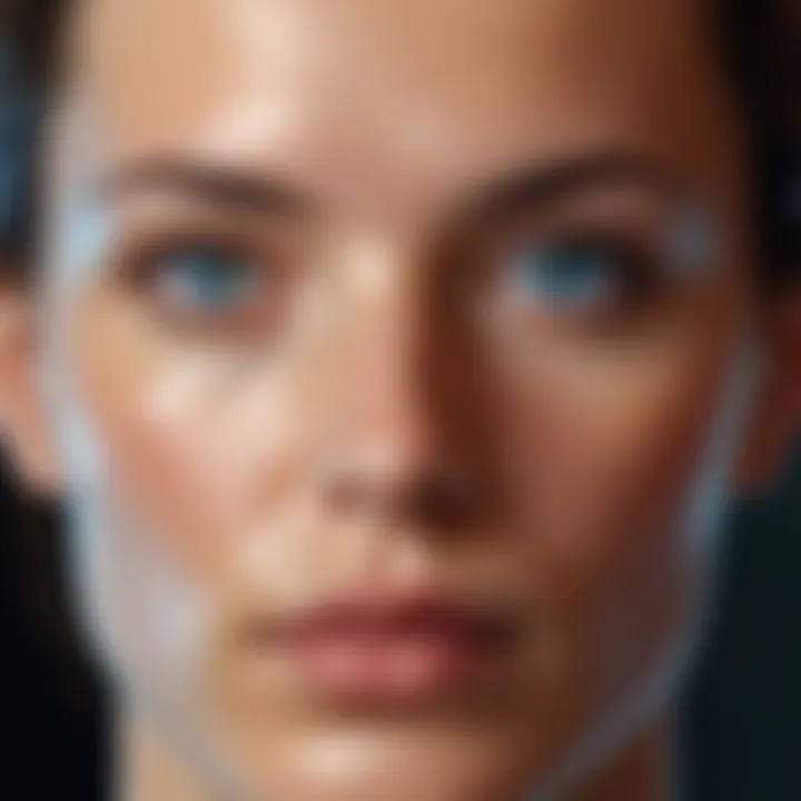 Futuristic Face Scan