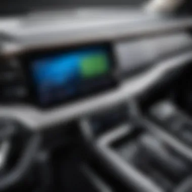 Advanced Dashboard Features of the GMC Hummer EV Close-up of GMC Hummer EV's advanced dashboard features