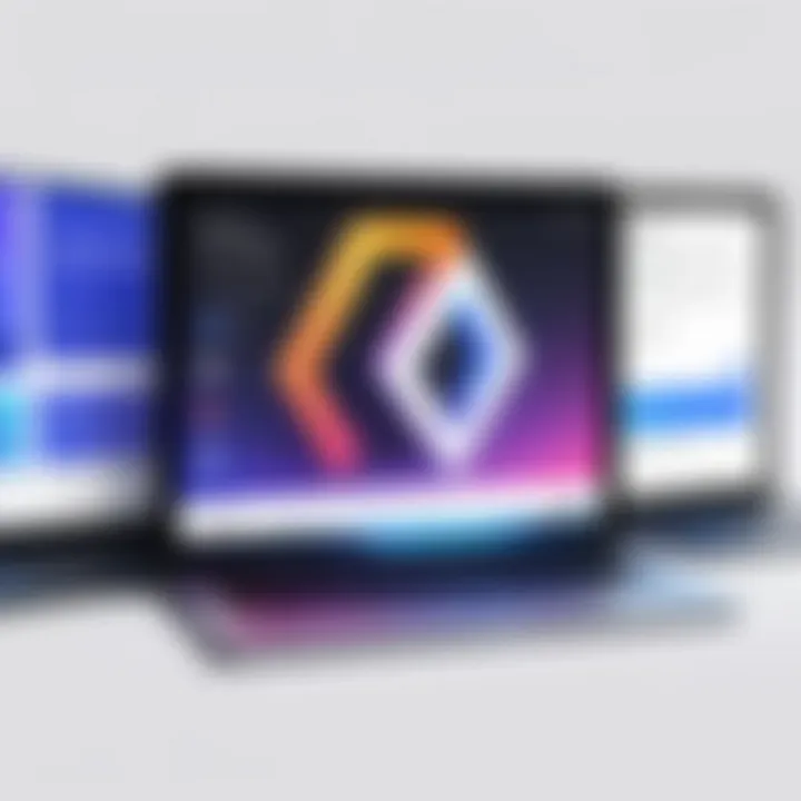 Futuristic concept art depicting the evolution of web standards