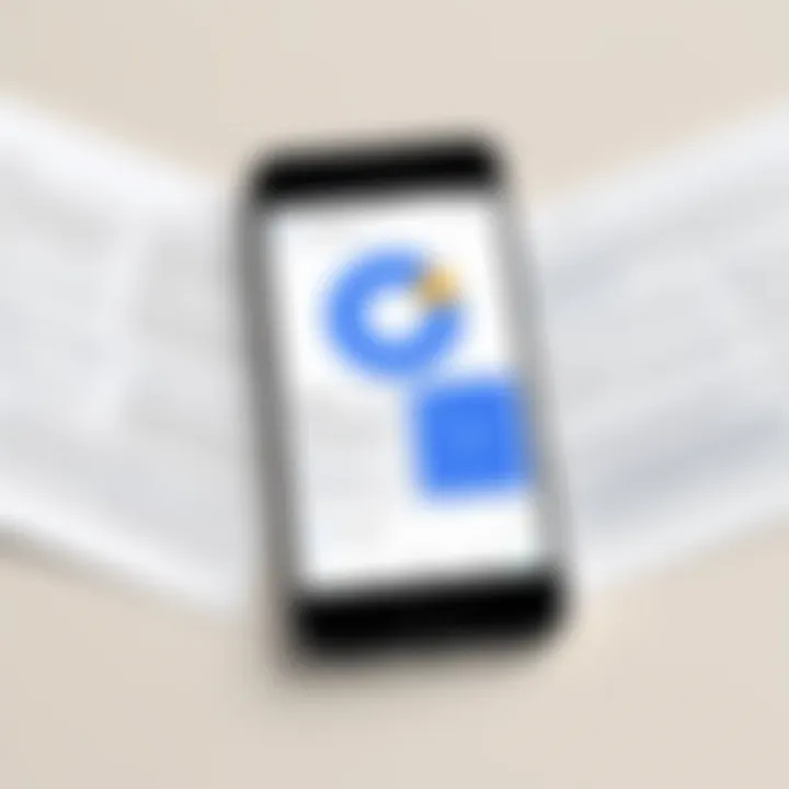 Visual representation of mobile-friendly design principles