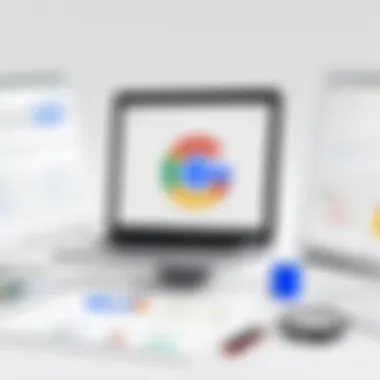 Overview of Google Testing Tools A detailed diagram showcasing various Google website testing tools