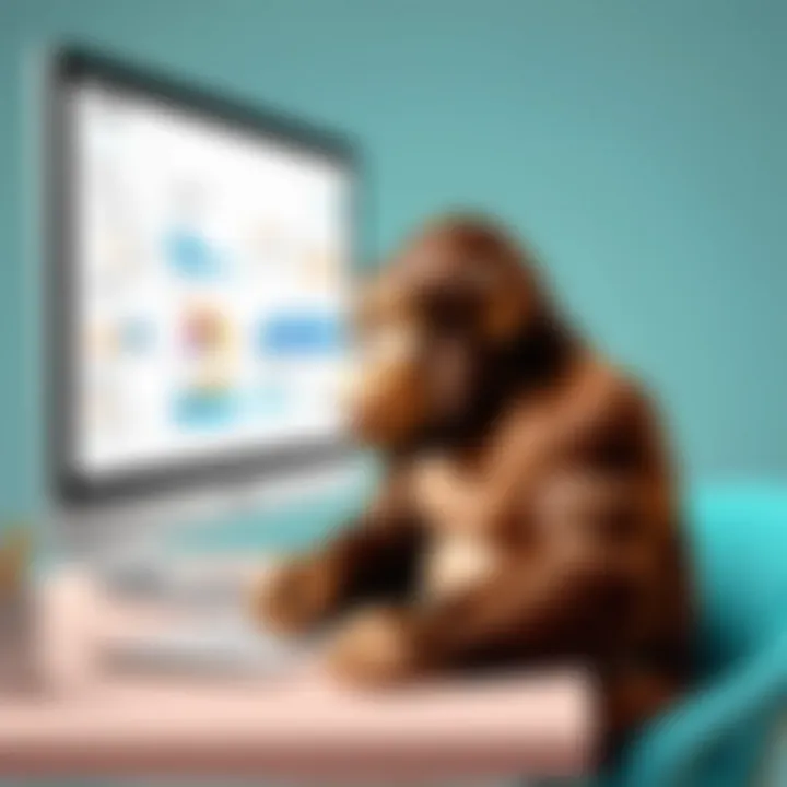 Graphical representation of Mailchimp's market positioning and advantages
